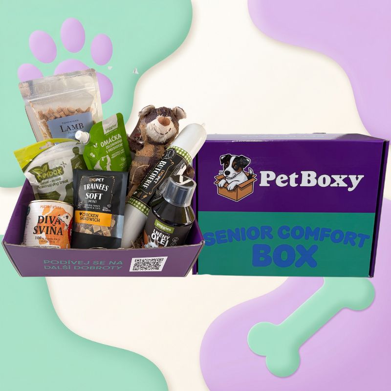 Senior Comfort Box - dárkový balíček pro psího seniora