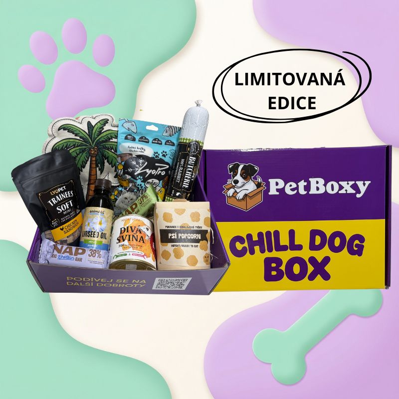 Chill Dog Box – dárkový balíček pro psa jen tak pro radost