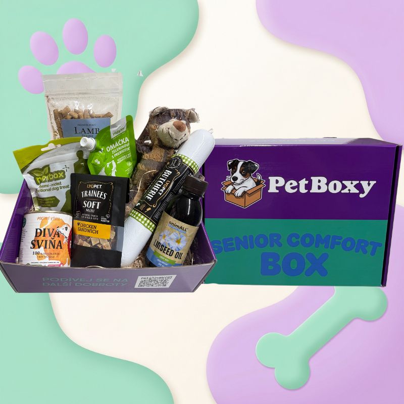 Senior Comfort Box - dárkový balíček pro psího seniora